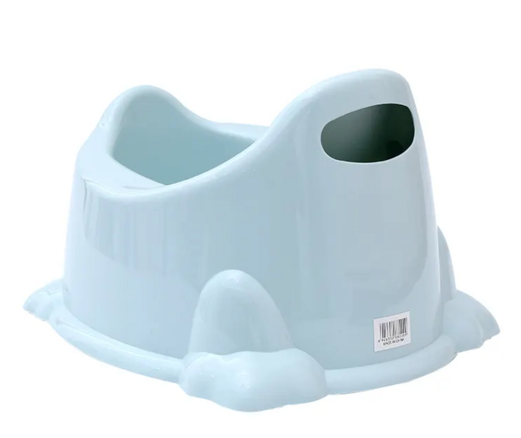 White, Pink or Blue Happy Face, Potty Training Toilet, Includes Lid, Toddlers Ages 12+ Months