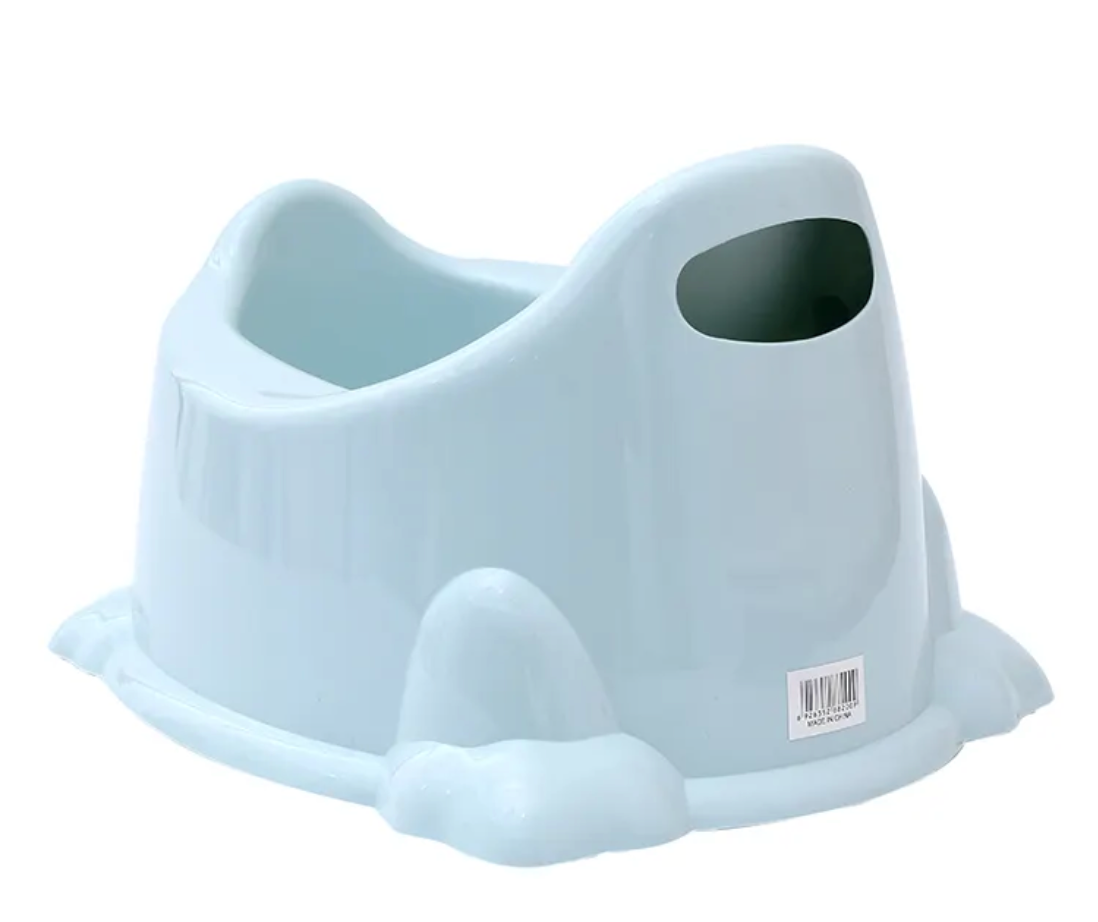 White, Pink or Blue Happy Face, Potty Training Toilet, Includes Lid, Toddlers Ages 12+ Months