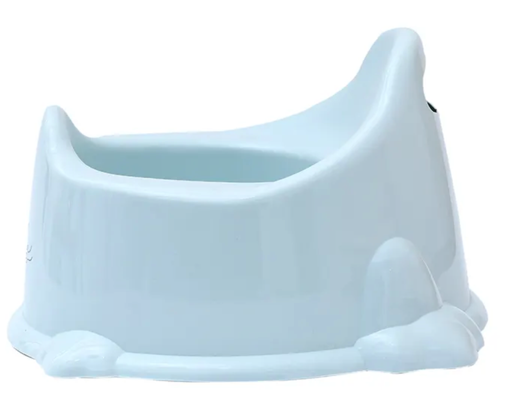 White, Pink or Blue Happy Face, Potty Training Toilet, Includes Lid, Toddlers Ages 12+ Months